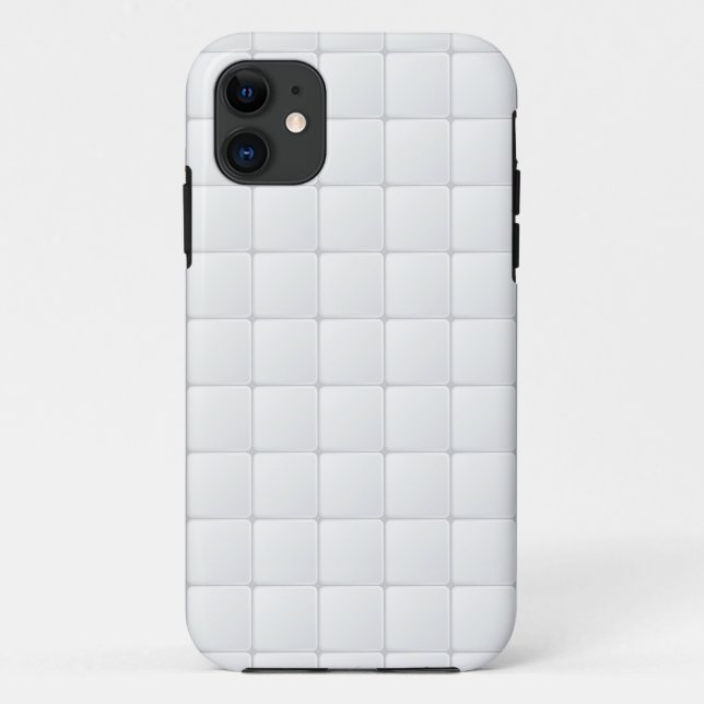 Coques Case-Mate iPhone Tuile blanche (Dos)