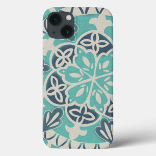 Coque Case-Mate iPhone Tuile bleue I de batik
