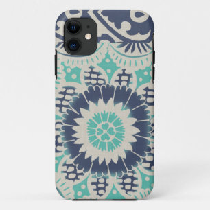 Coque iPhone 11 Tuile bleue III de batik