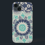 Etui iPhone Case-Mate Tuile bleue III de batik<br><div class="desc">Floral</div>
