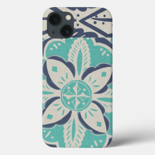 Coque Case-Mate iPhone Tuile bleue IV de batik