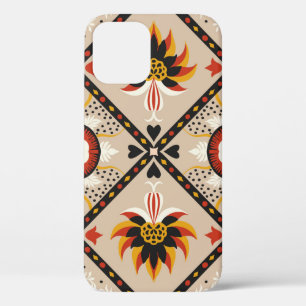 Case-Mate iPhone Case tuile en majolique italienne. Broderie avec fleurs