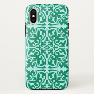 Case-Mate iPhone Case Tuile marocaine - turquoise et aqua