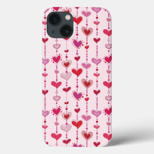 iPhone 13 Coque Tuiles de coeur