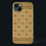 Coque Case-Mate iPhone Tuiles de mosaïque italiennes décoratives par le<br><div class="desc">Le studio de vision vous apporte cette copie italienne merveilleuse de mosaïque. Le vert tranquille est mélangé au brun chaud par les tuiles décoratives pour apporter un calme à n'importe qui qui regarde cette copie. Si vous avez besoin d'une peu de sérénité dans votre vie ou savez quelqu'un qui achète...</div>