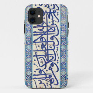 Coque Case-Mate Pour iPhone Tuiles d'Iznik avec la calligraphie islamique