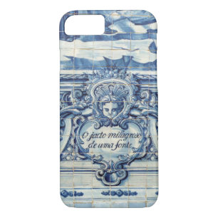 Coque Case-Mate Pour iPhone Tuiles murales portugaises bleues et blanches avec