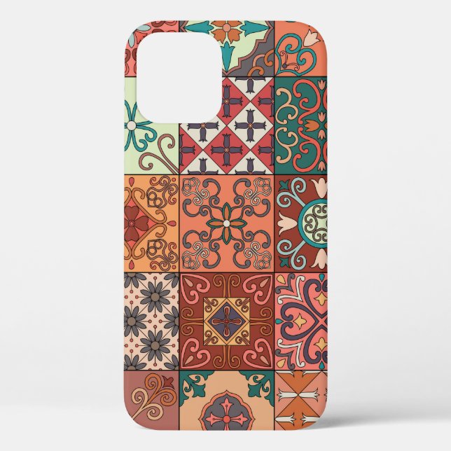 Coques Case-Mate iPhone Tuiles portugaises : Talavera Style Azulejo. (Verso)