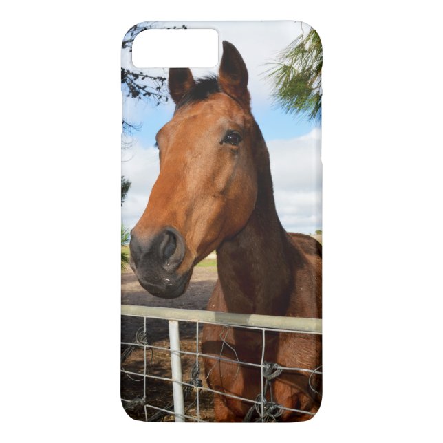 Coques Case-Mate iPhone Tulip Le Cheval Brown Bay, (Dos)