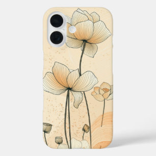 Coque Pour iPhone 16 Tulipe de crème solaire
