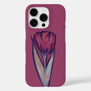 Coque iPhone 16 Pro Tulipe rose Fleur douce du printemps