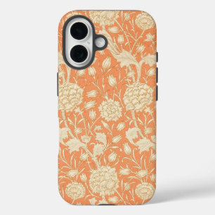 Coque Pour iPhone 16 Tulipe sauvage de William Morris, Art floral orang