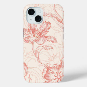 Coque Case-Mate iPhone Tulipe vintage motif floral