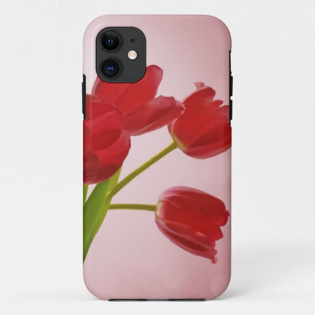 Coques Case-Mate iPhone Tulipes (Dos)