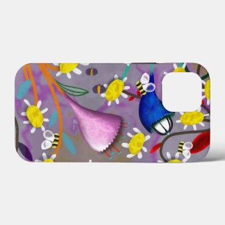 Case-Mate iPhone Case Tulipes abeilles marguerites violettes jaunes dépl