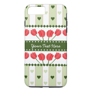 Case-Mate iPhone Case Tulipes & Coeurs des cas de téléphone personnalisé