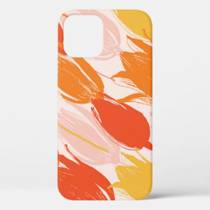 Case-Mate iPhone Case Tulipes diagonales : Conception de couleurs claire