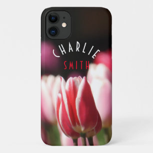 Case-Mate iPhone Case Tulipes rouges et blanches (et roses) *Personnalis