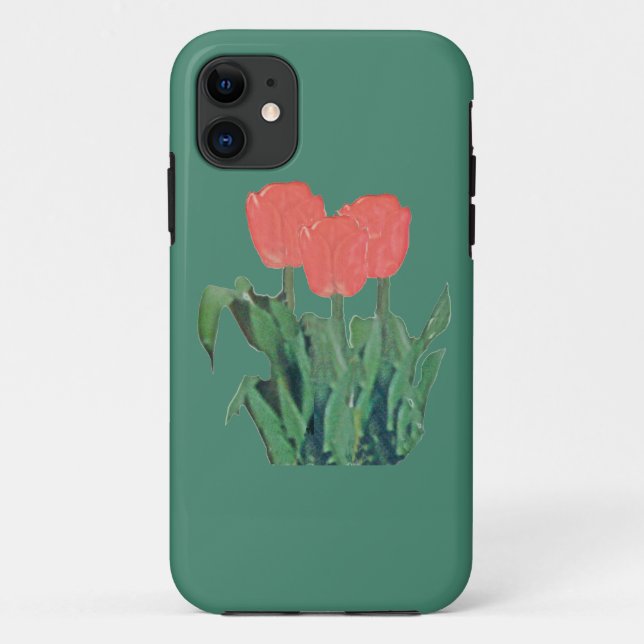 Coques Case-Mate iPhone Tulipes Trois Rouges (Dos)
