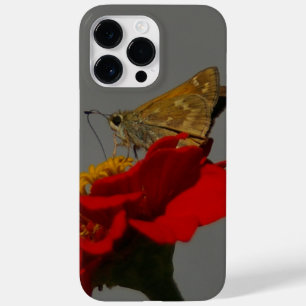 Coque Pour Pour iPhone 14 Pro Max Tumeaux et Zinnia rouge