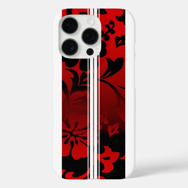 Coques Case-Mate iPhone Tunnels Beach Hawaii Surfer Rouge (Verso)