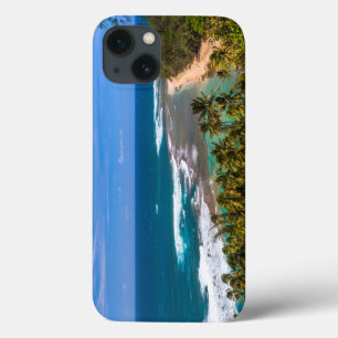 Etui iPhone 13 Tunnels Beach vue depuis le Kalalau Trail