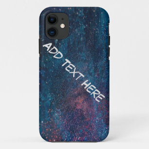 Case-Mate iPhone Case Turqouise Galaxy Paint Sparkings