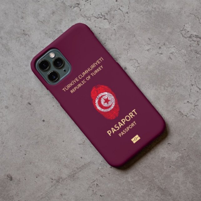 Coques Case-Mate iPhone Turquie Voyage Passeport Imprimer Souvenir (Créateur téléchargé)
