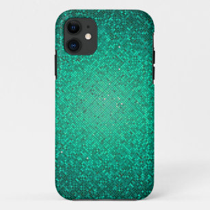 Coque Case-Mate Pour iPhone Turquoise Aqua Parties scintillant Sequin iPhone 5
