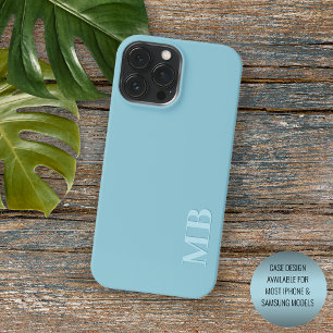 Coque Case-Mate iPhone Turquoise bleu clair personnalisé couleur