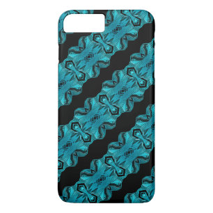 Etui iPhone Case-Mate Turquoise bleu motif unique/rayures