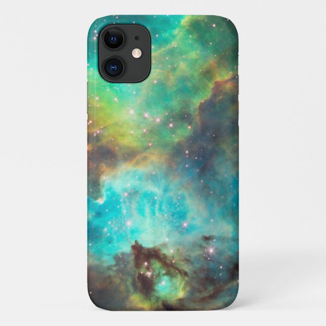 Coques Case-Mate iPhone Turquoise Blue Aqua Nebula iPhone (Dos)