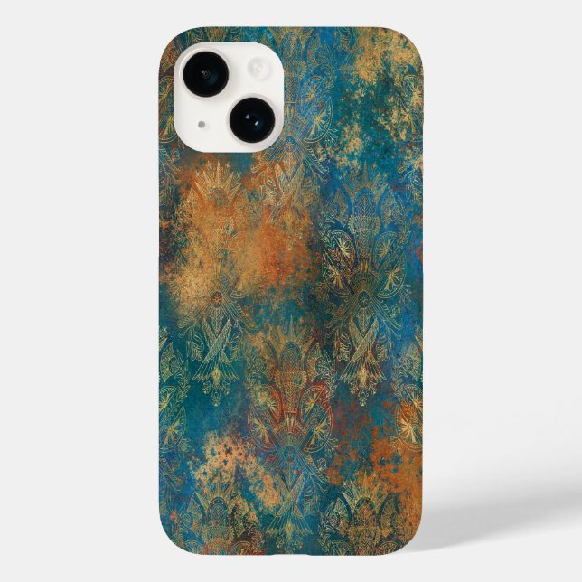 Coques Case-Mate iPhone Turquoise Cooper Patina (Verso)