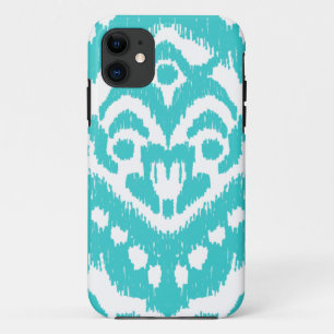 Etui iPhone Case-Mate Turquoise d'Ikat- de zigzag de Megan Adams