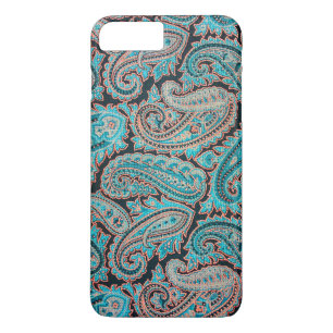 Coque Case-Mate Pour iPhone Turquoise et Coral Paisley