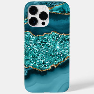 COQUE Case-Mate iPhone TURQUOISE & GOLD AGATE MOTIF