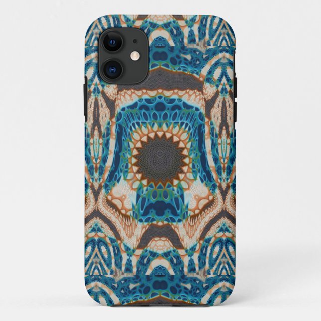 Coques Case-Mate iPhone Turquoise Gold Sun Southwestern Art (Dos)