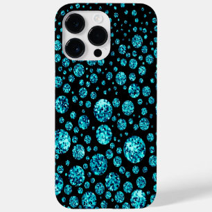 COQUE Case-Mate iPhone TURQUOISE IRIDESCENT DIAMOND LOIN