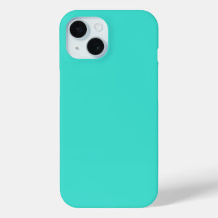 Coque Case-Mate iPhone Turquoise Moderne Uni Couleur Sarcelle