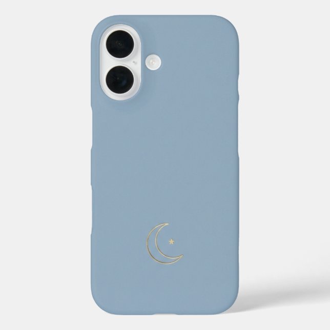 Coques Case-Mate iPhone Turquoise & Navy Minimal Initial Monogram Case (Verso)