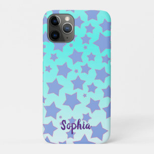 Case-Mate iPhone Case Turquoise Ombre avec design Star et personnalisati