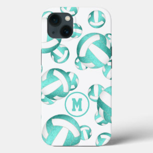 Case-Mate iPhone Case Turquoise turquoise blanc volleyballs cadeaux moti