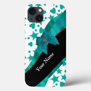 Etui iPhone Case-Mate Turquoise vert joli à motif spotty personnalisé
