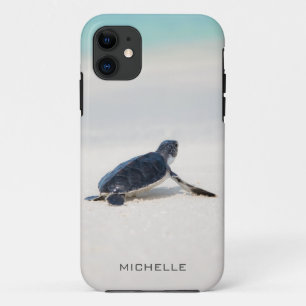 Case-Mate iPhone Case Turtle Beach Voyage Nom personnalisé   Nature