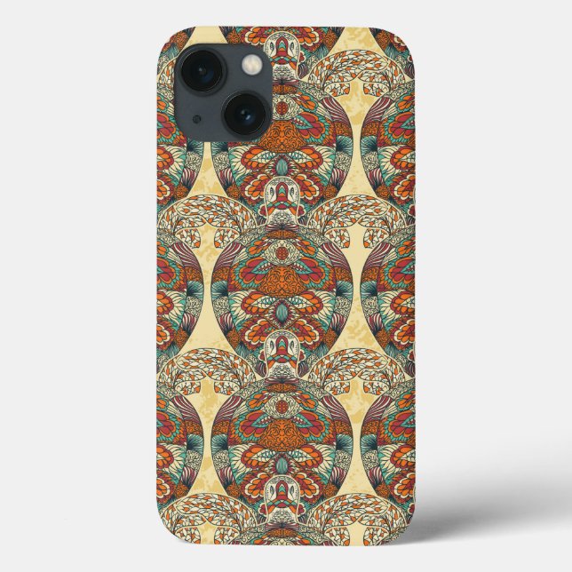 Coques Case-Mate iPhone Turtle Floral (Verso)