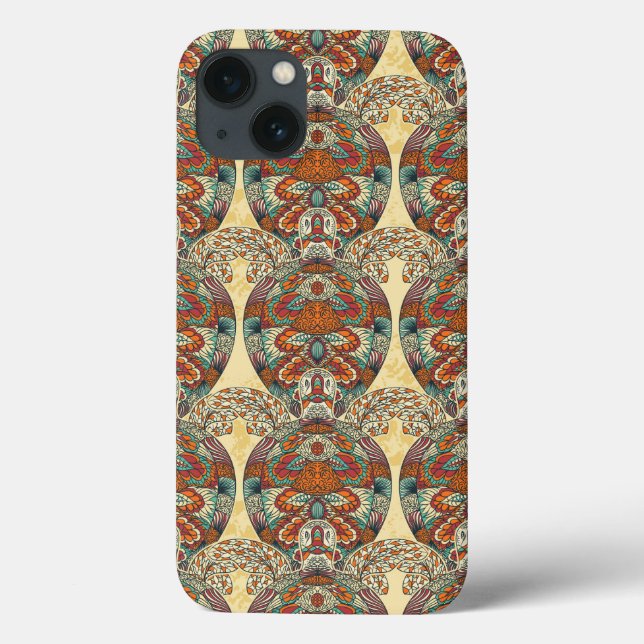 Coques Case-Mate iPhone Turtle Floral (Verso)