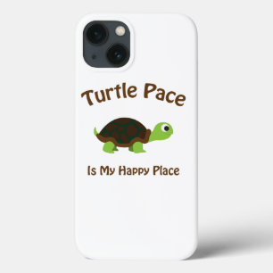 Etui iPhone 13 Turtle Pace est mon Happy Place
