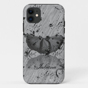 Etui iPhone Case-Mate Tutu grunge sur la caisse grise de l'iPhone 5