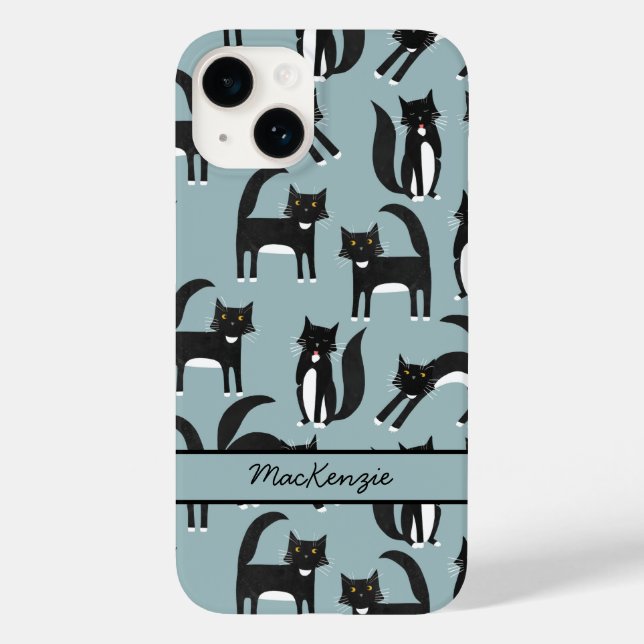 Coques Case-Mate iPhone Tuxedo Chat Personnalisé (Verso)