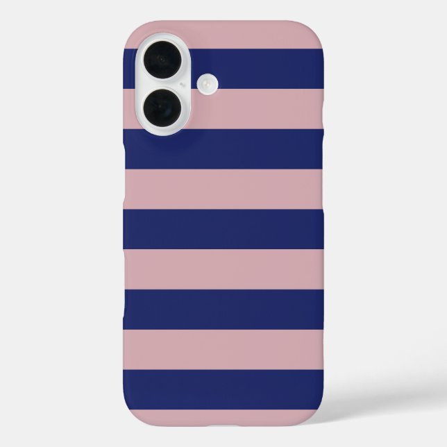 Coques Case-Mate iPhone Twilight Blue Sunrise Pink Stripes (Verso)